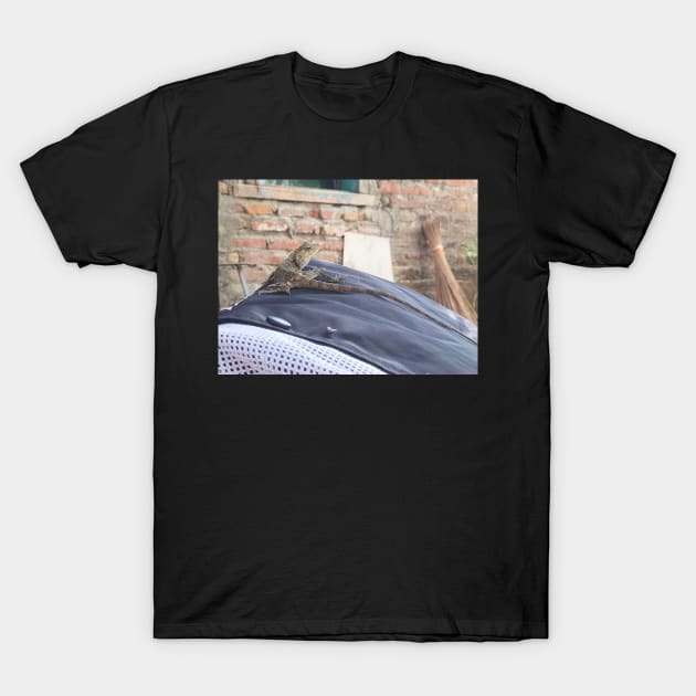 Iguana Photography T-Shirt by Truly Rhudy Deeply